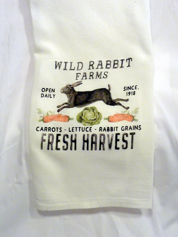 Farmhouse towels, Easter Bunny Towel, Kitchen Towels, Flour Sack Towel –  Julie Butler Creations