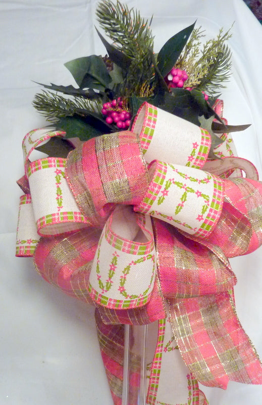 Christmas Tree Bows, Tree Topper Bows