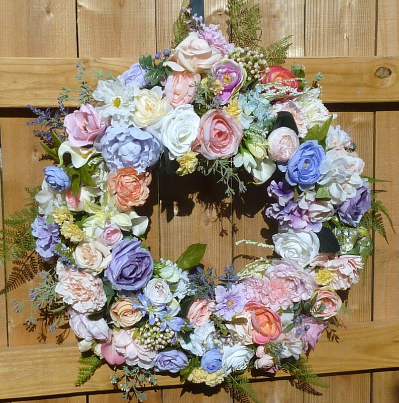 Pastel Spring Wreath