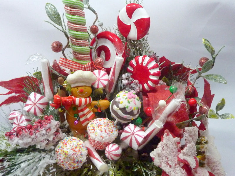 Santa, Candy Cane, Gingerbread Man and Present Christmas Marble Coaste –  Lace, Grace & Peonies