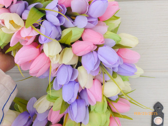 Pastel Spring Wreath