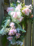 Peony Wreath, Spring Wreaths, Pink and Green wreath