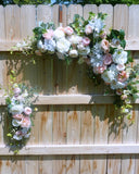 Pink and white Wedding Flowers, Wedding Arch Decorations