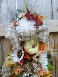 Fall door decorations, Thanksgiving Door Swags, Autumn Wreaths