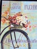Paris Bike sign, French Country décor