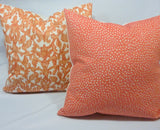 Coral Chenille pillow cover