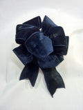Navy Blue Velvet wreath bow