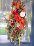 Fall door swag, Door Swags for Fall