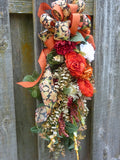 Fall door swag, Door Swags for Fall