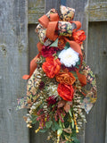 Fall door swag, Door Swags for Fall