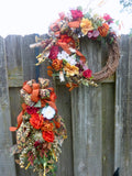 Fall door swag, Door Swags for Fall
