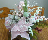 Pastel Candy centerpiece, Christmas candy centerpiece