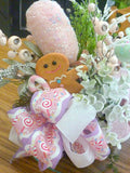 Pastel Candy centerpiece, Christmas candy centerpiece