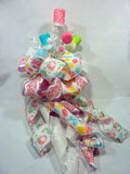 Pastel Candy tree topper, ribbon tree topper