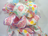 Pastel Candy tree topper, ribbon tree topper