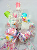 Pastel Candy tree topper, ribbon tree topper