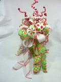 Red and Green Candy Tree Topper