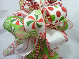 Red and Green Candy Tree Topper