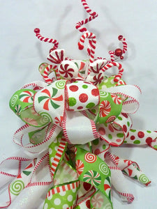 Red and Green Candy Tree Topper