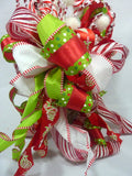 Sucker Tree Topper in Red, Green and White