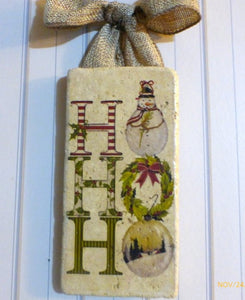 Christmas Subway Tile sign - Christmas tile sign - Christmas decoration - Julie Butler Creations