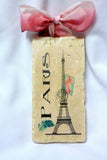 Subway tile sign - Paris pictures - Eiffel Tower - Paris Postcard - Julie Butler Creations