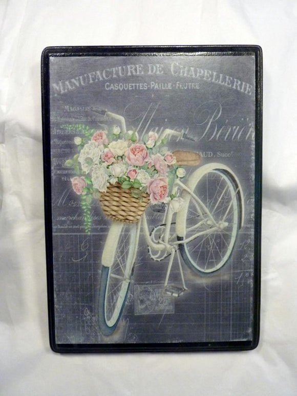 Paris sign, Vintage Paris advertising, wood wall art, French Country decor, Chalkboard print