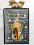 Paris Perfume Chalkboard Wood Plaque - Vintage Paris perfume ad - Julie Butler Creations