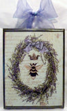 Queen Bee sign, Wood Plaque, Paris sign, Lavender wall decor, French Country decor