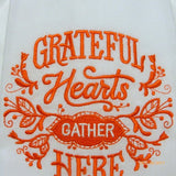 Thanksgiving towels - Embroidered Flour sack towels - Tea Towel - embroidered Towels - Kitchen towel - Julie Butler Creations