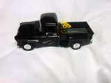 Black Farmhouse Truck, Vintage Black Chevy truck, Metal truck Decorations