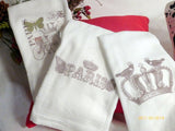 Flour Sack Towel - Bird Towel - Paris Kitchen towel - Crown - Tea towel - dish towel - 100% cotton - Julie Butler Creations