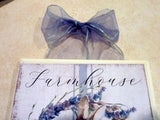 Farmhouse Lavender Garden sign, Bunny sign, wood wall art, Farmhouse decor
