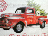 Red Truck sign, Red truck Christmas Tree Farm, wood wall art, Red Truck decor, Farmhouse decor