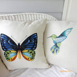 Butterfly Pillow cover - Extra Large floor pillows - Accent pillow covers - pillow covers - Julie Butler Creations