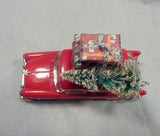 Red Chevy Nomad, Red Truck decor, Diecast car decor, Christmas decorations - Julie Butler Creations