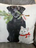 Christmas Pillow covers- Christmas decorations - dog pillow covers - cat pillow covers - Julie Butler Creations