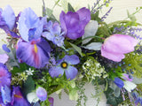 Spring Wreaths - Summer wreath - Front door decor -Easter Wreath - Julie Butler Creations