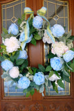 Spring peony wreath, Wreaths for the Front door, Spring Wreaths, peony wreath - Julie Butler Creations