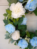 Spring peony wreath, Wreaths for the Front door, Spring Wreaths, peony wreath - Julie Butler Creations
