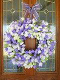 Spring Tulip Wreath - Wreaths - Spring Wreath - Easter wreath - Julie Butler Creations