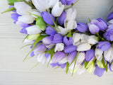 Spring Tulip Wreath - Wreaths - Spring Wreath - Easter wreath - Julie Butler Creations