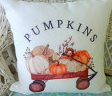 Fall Farmhouse pillow, pumpkin pillow, Farmhouse decor