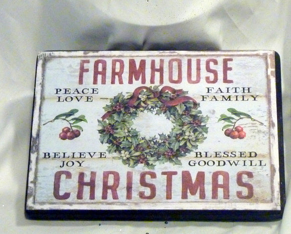 Farmhouse Christmas sign, wood Christmas signs, Christmas wall decorations