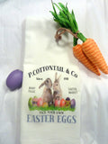 Easter Bunny Towel, Bunny Towel, Flour Sack Towel