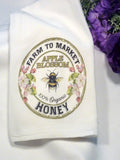 Bee Farmhouse towels, Honey Bee Towel, dish towel, Flour Sack Towels