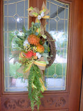 Summer Tropical wreath - Summer wreath - Succulent Wreaths - French Country decor