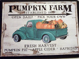 Fall truck signs or Shelf Sitters, wood wall art, Farmhouse decor
