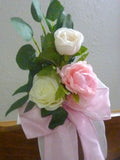 Wedding Aisle flowers, Wedding pew decorations