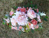 Cemetery headstone Flowers, Grave site spray
